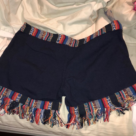 100% cotton elaborate colorful shorts - size L - Picture 2 of 6